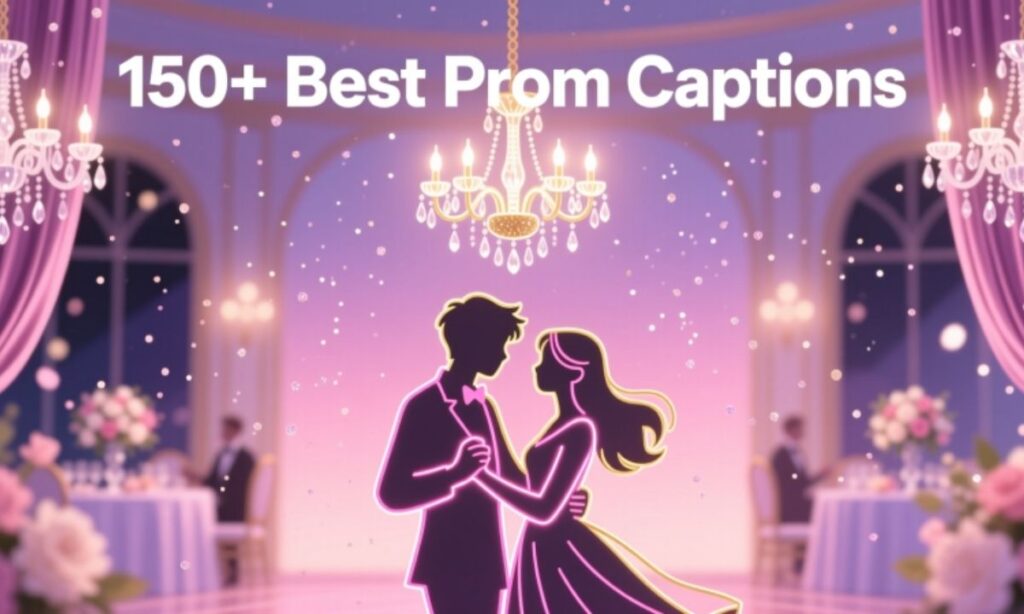 150+ Best Prom Instagram Captions