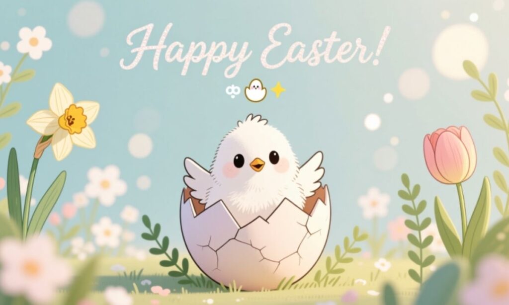 Short Easter Captions 🐣✨