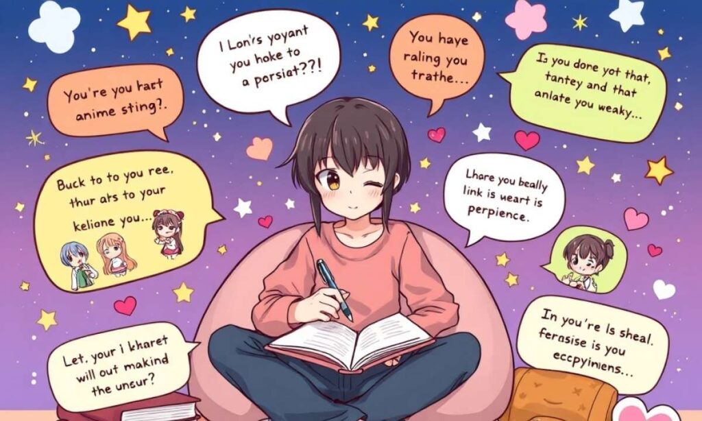 Using Hentai Captions to Share Personal Anime Stories