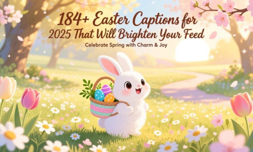 🐰🌸 184+ Easter Captions for 2025 That Will Brighten Your Feed 🌸🐰