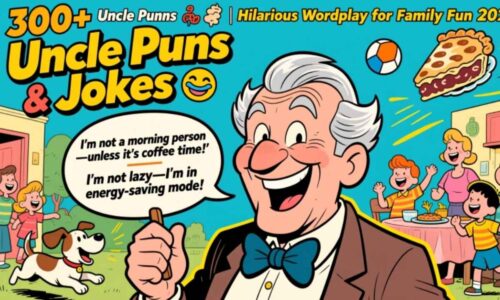 300+ Uncle Puns and Jokes 😂👨‍🦳 | Hilarious Wordplay for Family Fun 2026