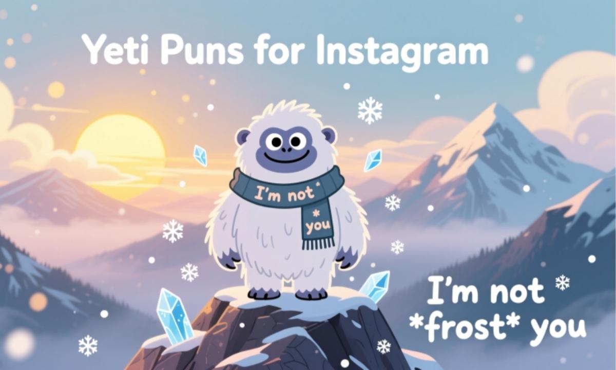 Yeti Puns for Instagram