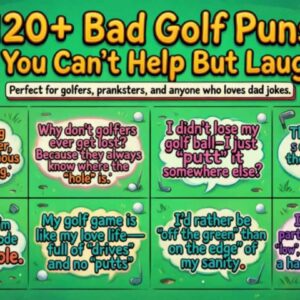 120+ Bad Golf Puns That You Can't Help But Laugh At