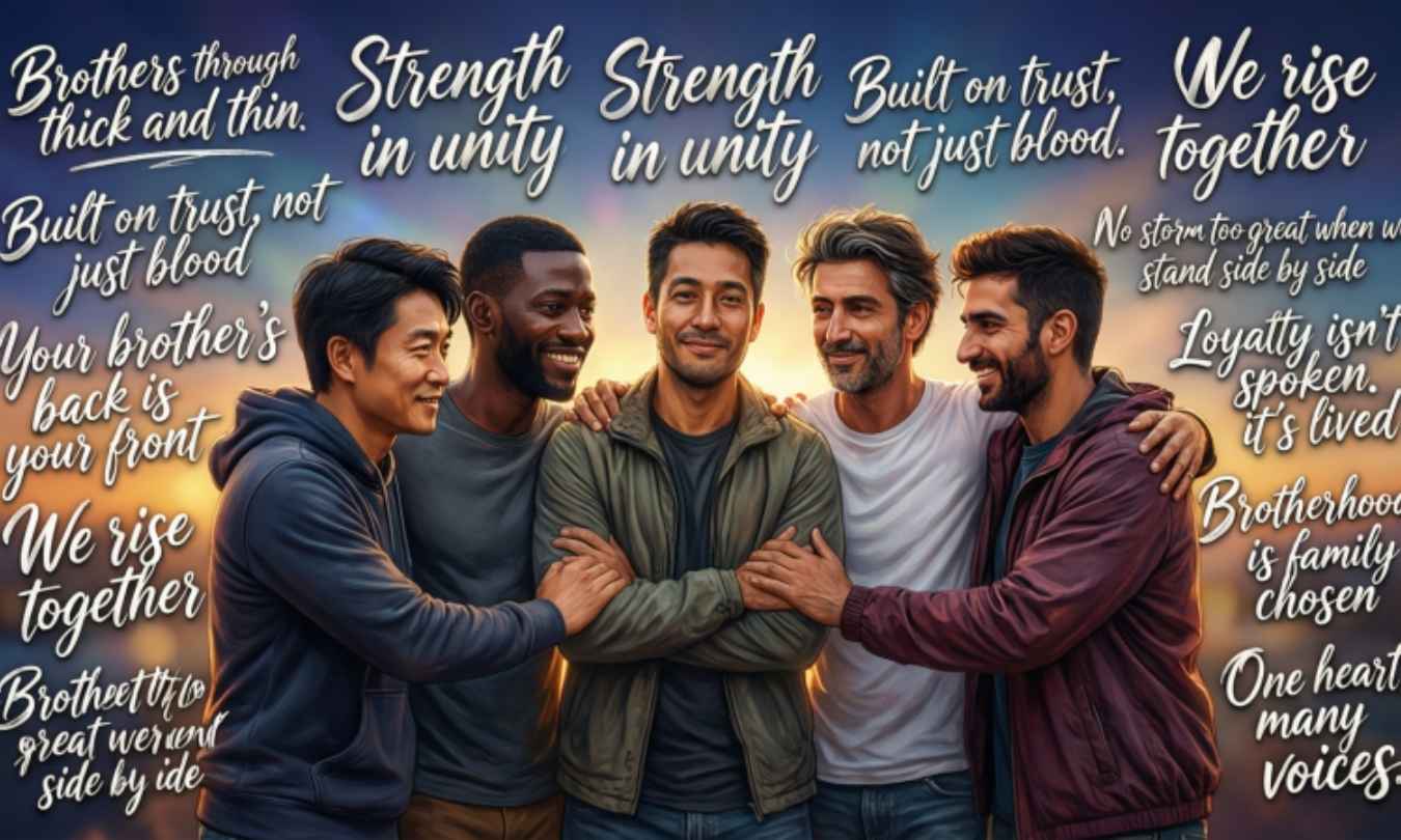 140+ Motivational Captions for Brother and Brotherhood