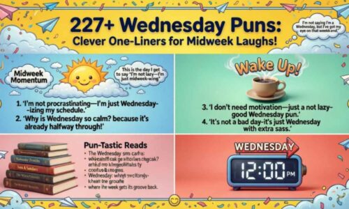 227+ Wednesday Puns: Clever One-Liners for Midweek Laughs!