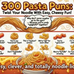 300 Pasta Puns: Twist Your Noodle With Easy, Cheesy Fun!