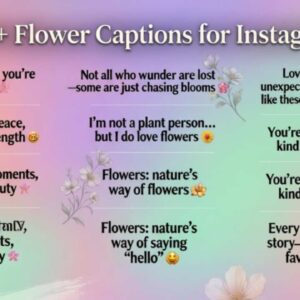325+ Flower Captions for Instagram