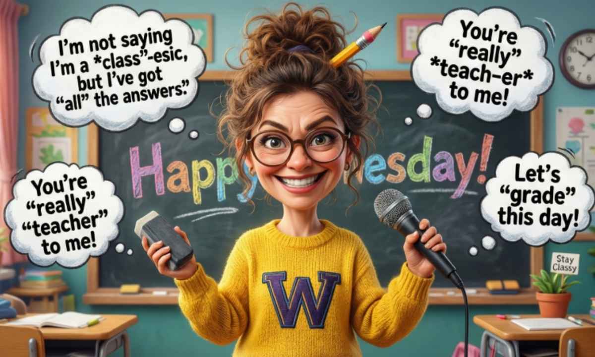 Clever Wednesday Puns for Teachers