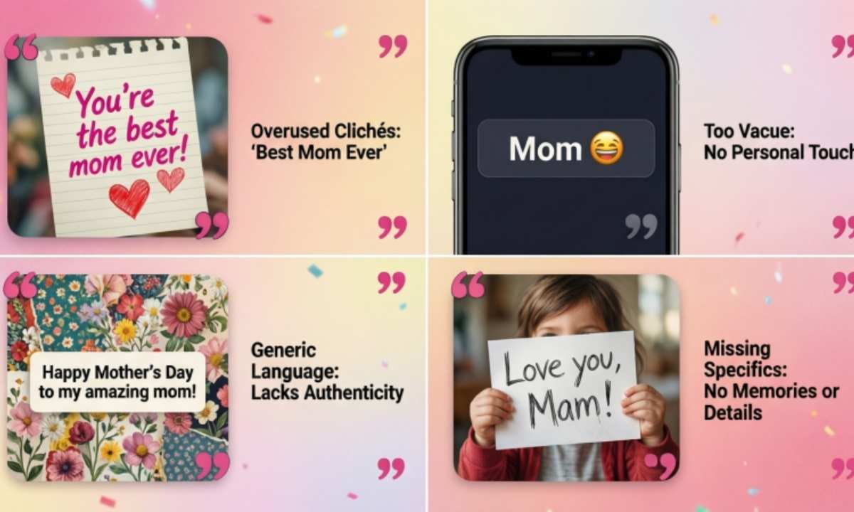 Common Mistakes People Make in a Mother's Day Caption