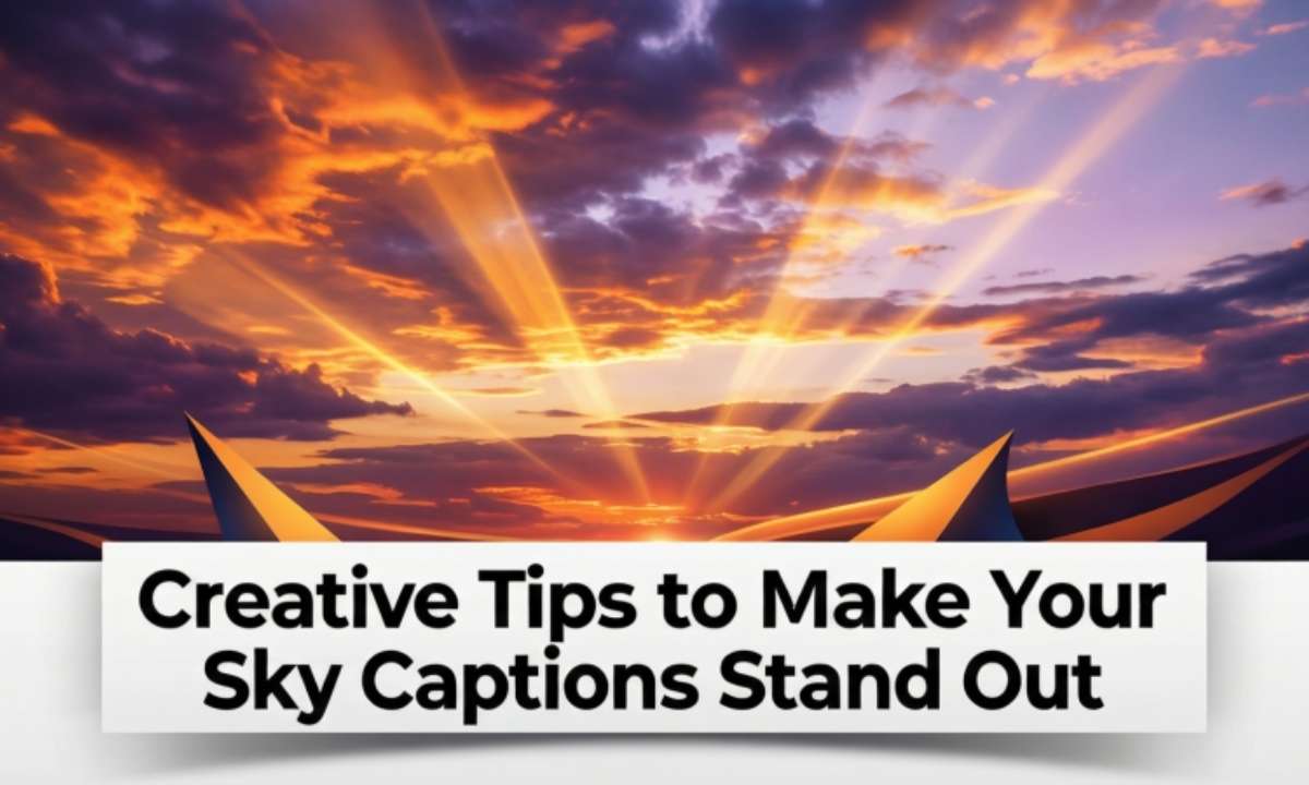 Creative Tips to Make Your Sky Captions Stand Out