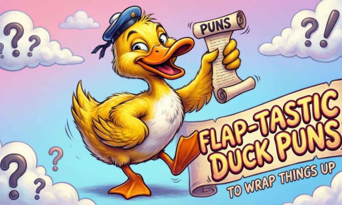 Flap-tastic Duck Puns to Wrap Things Up