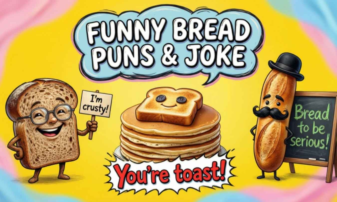 Funny Bread Puns & Jokes