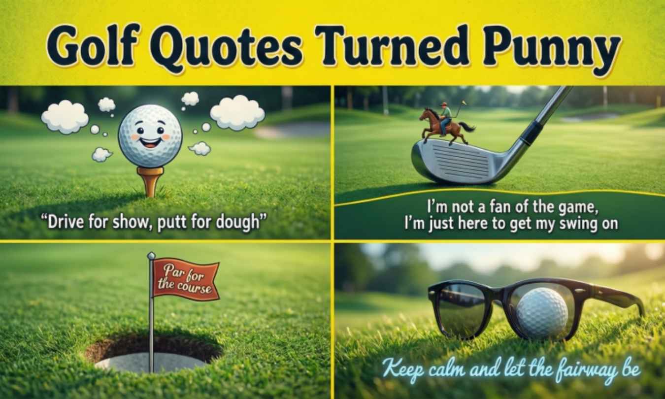 Golf Quotes Turned Punny