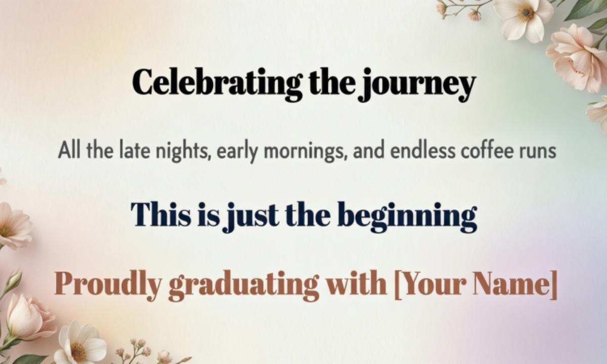 Graduation Captions for Instagram