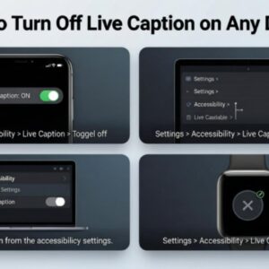 How Can You Easily Turn Off Live Caption on Any Device