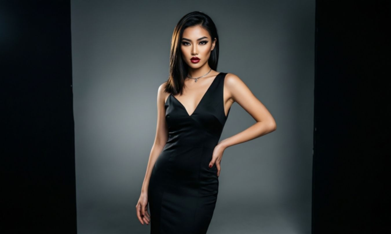 How Influencers Use Black Dress Caption to Look Irresistible