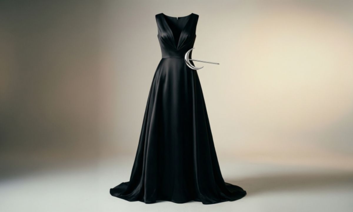 How Social Media Trends Influence a Black Dress Caption