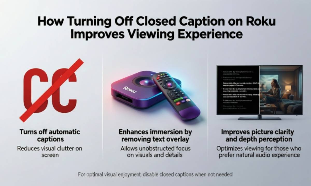 How Turning Off Closed Caption on Roku Improves Viewing Experience
