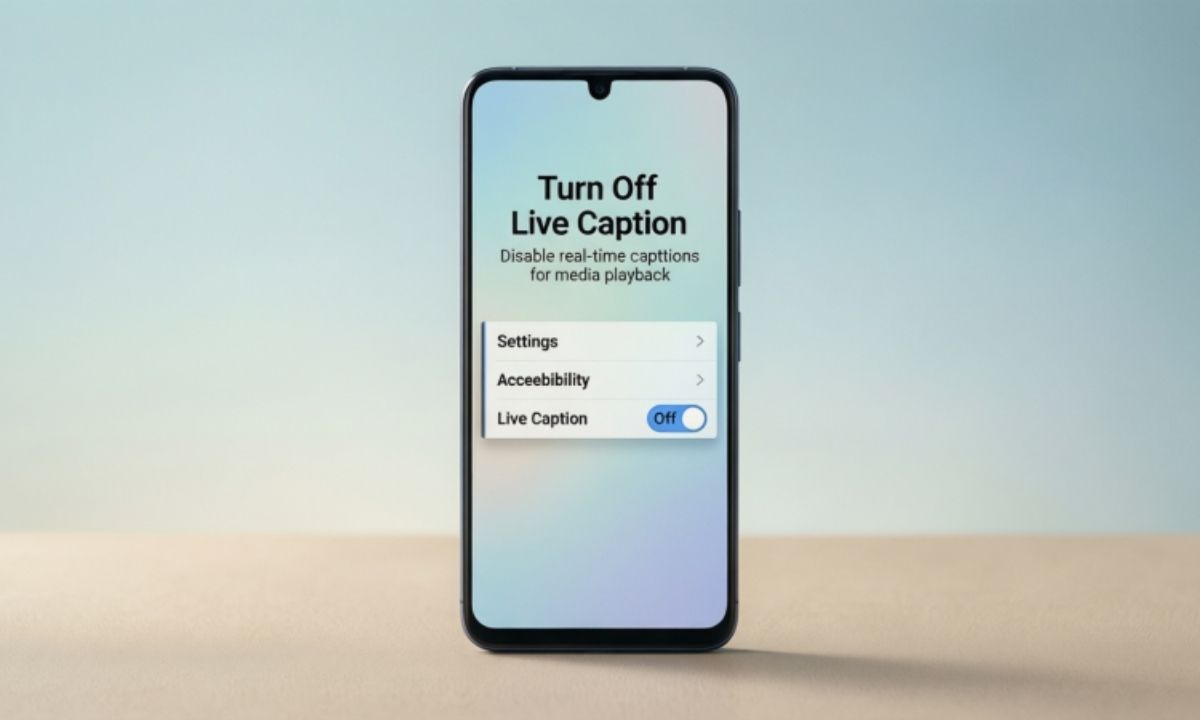 How to Turn Off Live Caption on Android Phones Easily