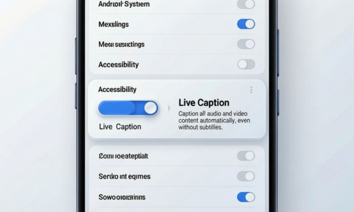 How to Turn Off Live Caption on Android for All Apps