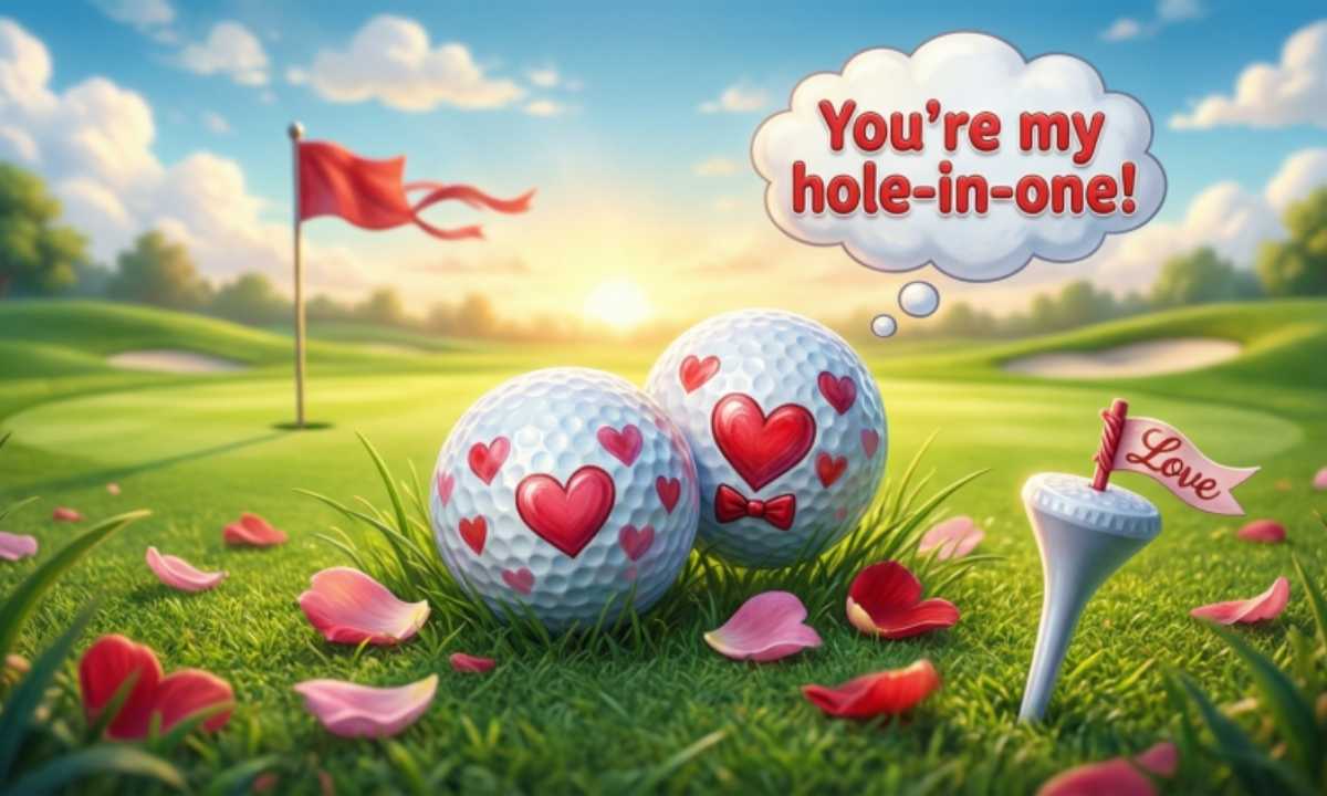 Love on the Fairway: Golf-Themed Valentine's Puns