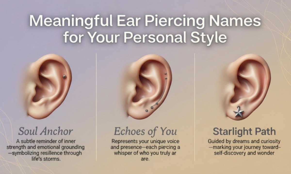 Meaningful Ear Piercing Names for Your Personal Style