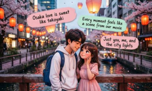 Need Cute & Romantic Osaka Captions for Reels