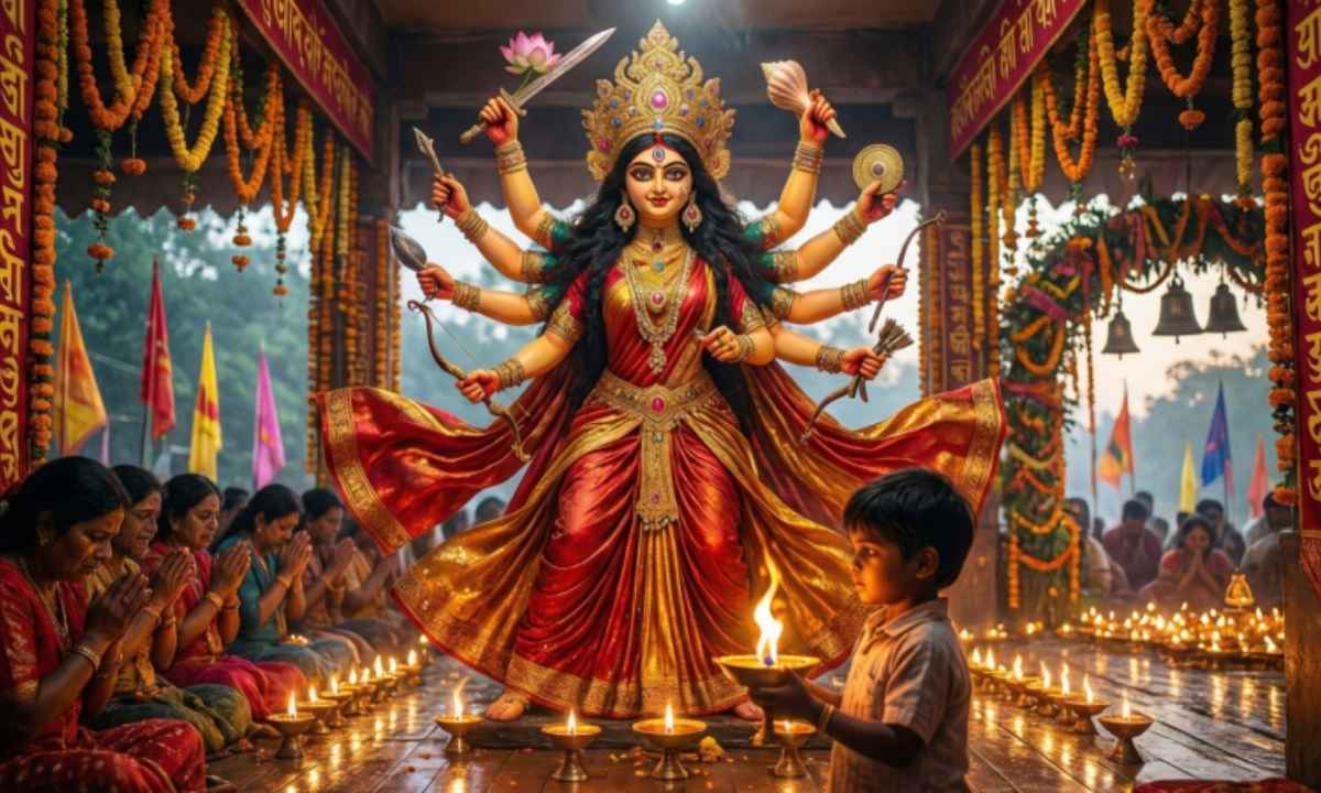 The Magic of a Durga Puja Caption in Capturing Emotions