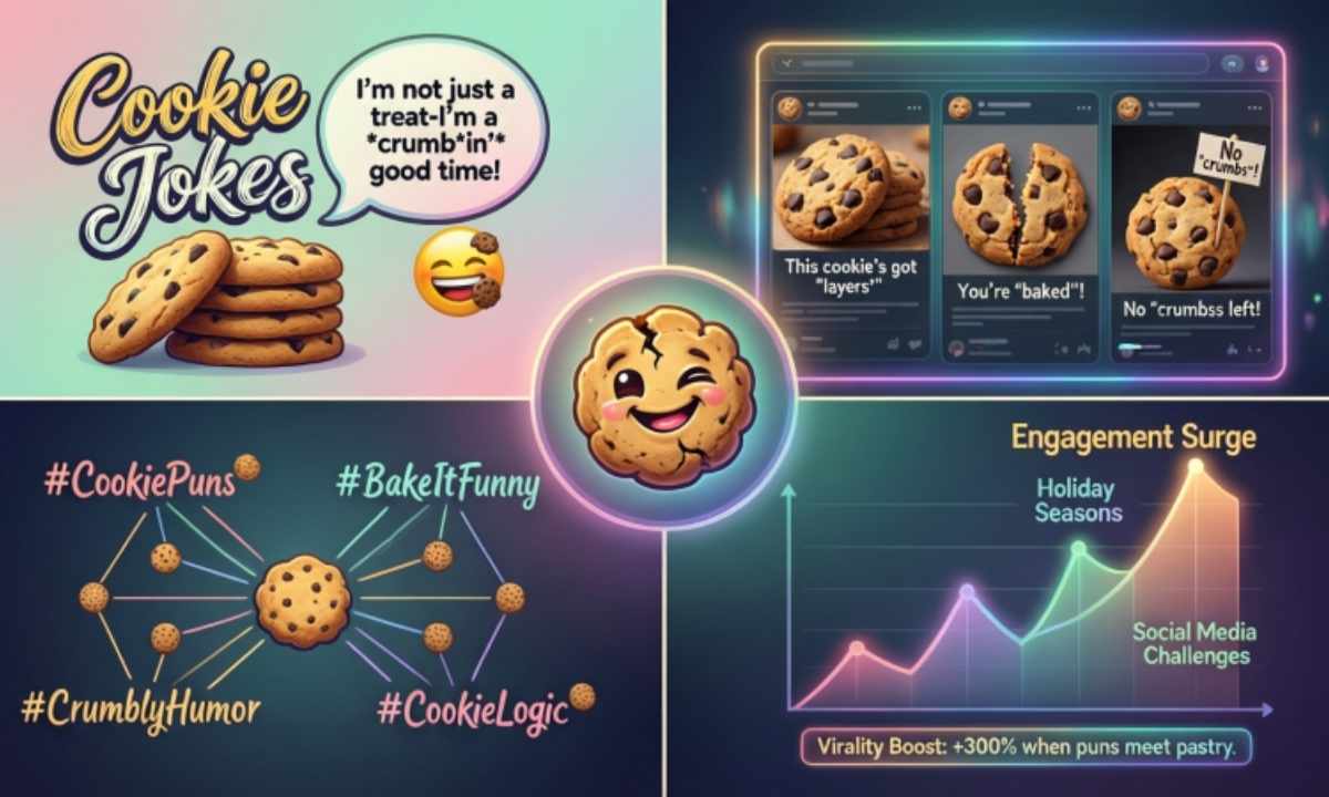 The Role of Cookie Puns in Social Media Humor Trends