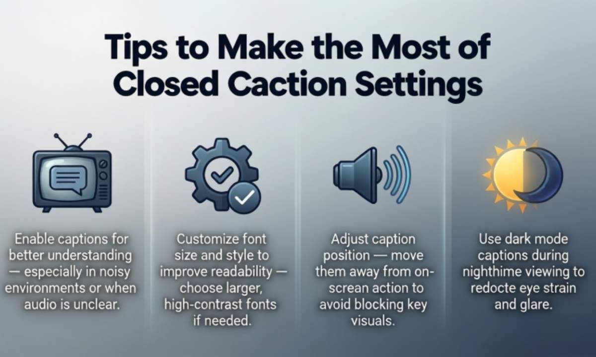 Tips to Make the Most of Closed Caption Settings