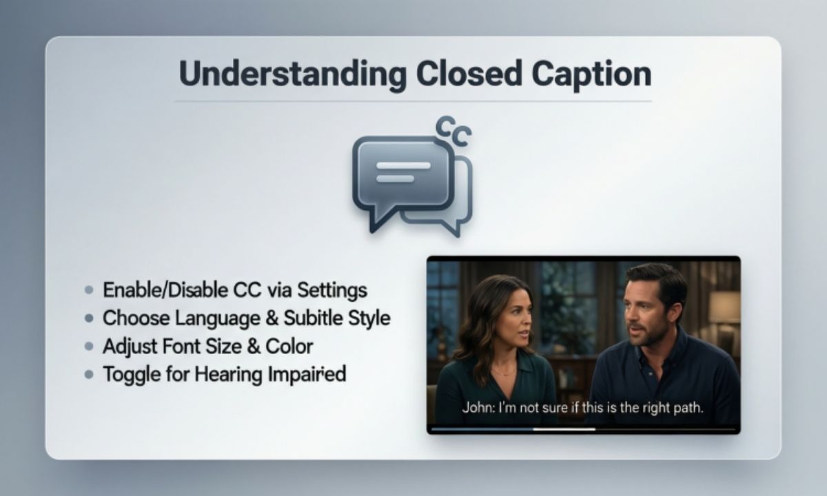 Understanding Closed Caption on Paramount Plus