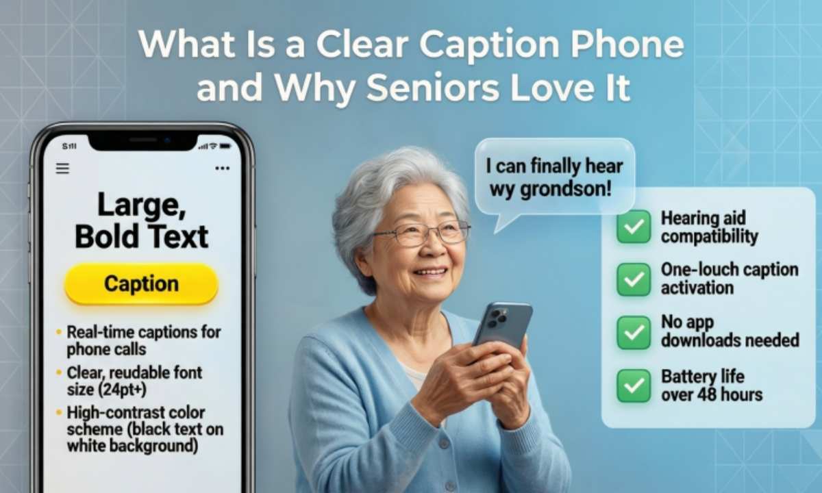 What Is a Clear Caption Phone and Why Seniors Love It