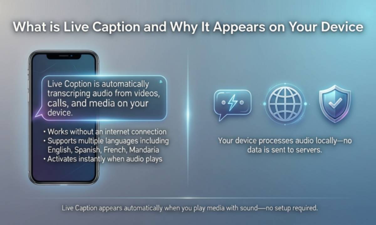 What is Live Caption and Why It Appears on Your Device