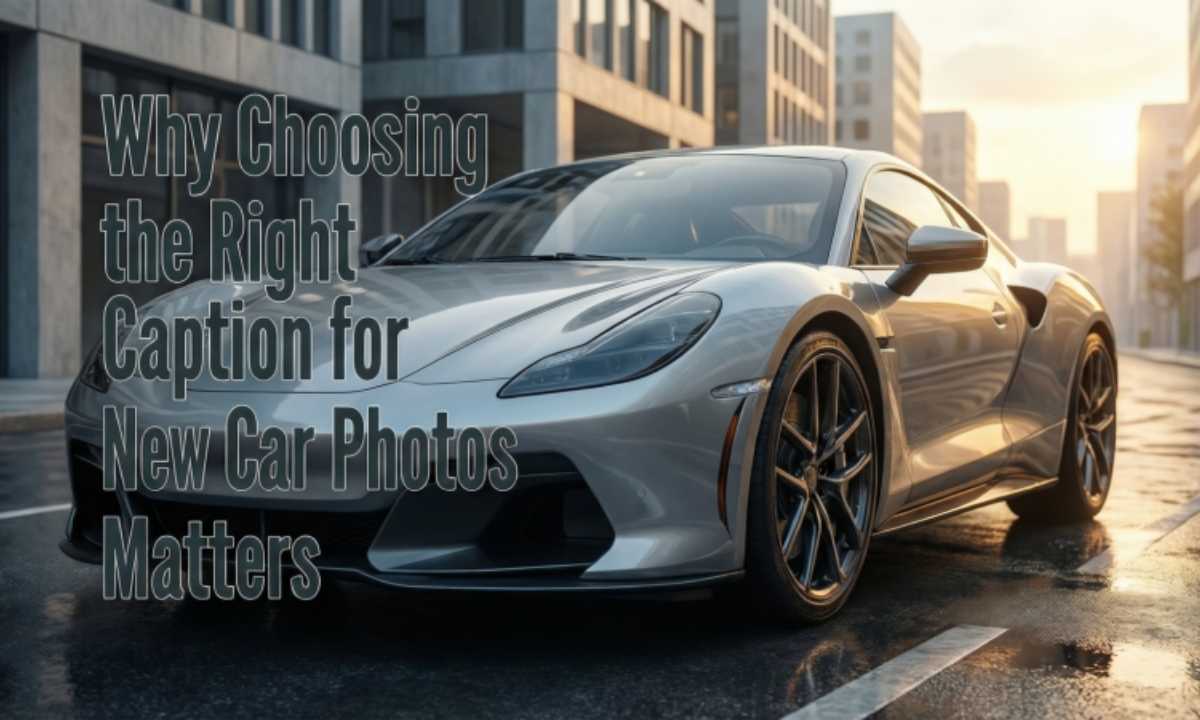 Why Choosing the Right Caption for New Car Photos Matters