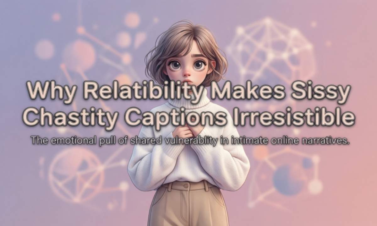 Why Relatability Makes Sissy Chastity Captions Irresistible