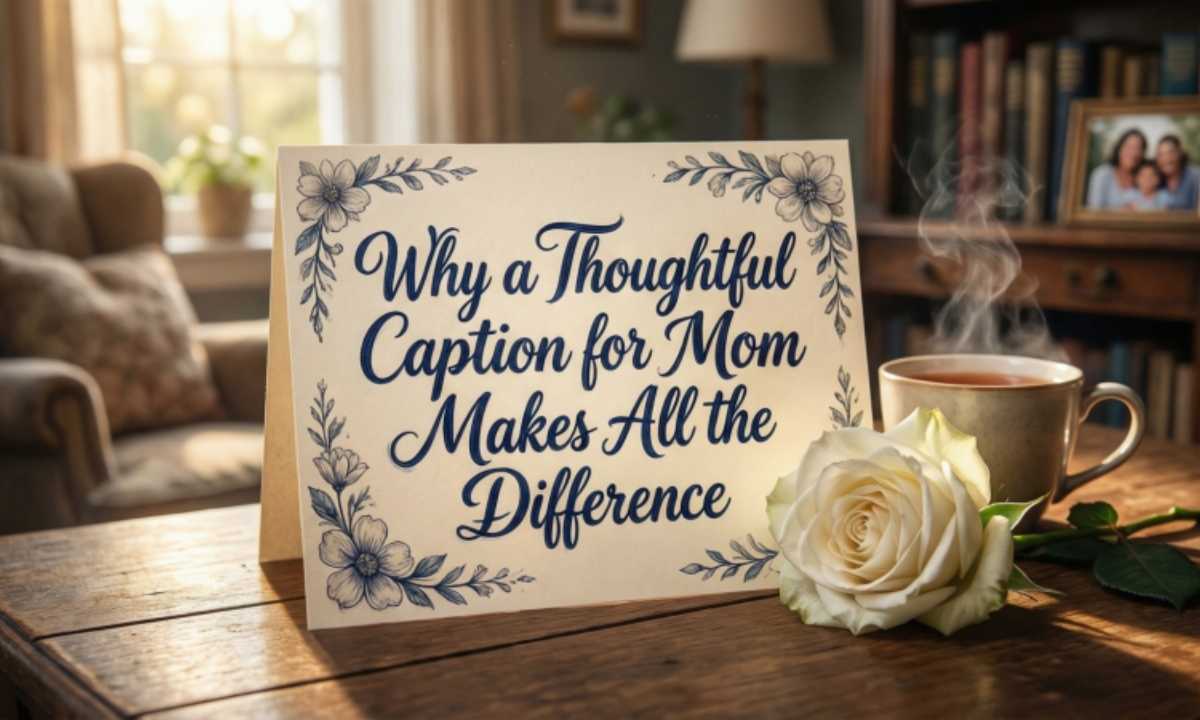 Why a Thoughtful Caption for Mom Makes All the Difference